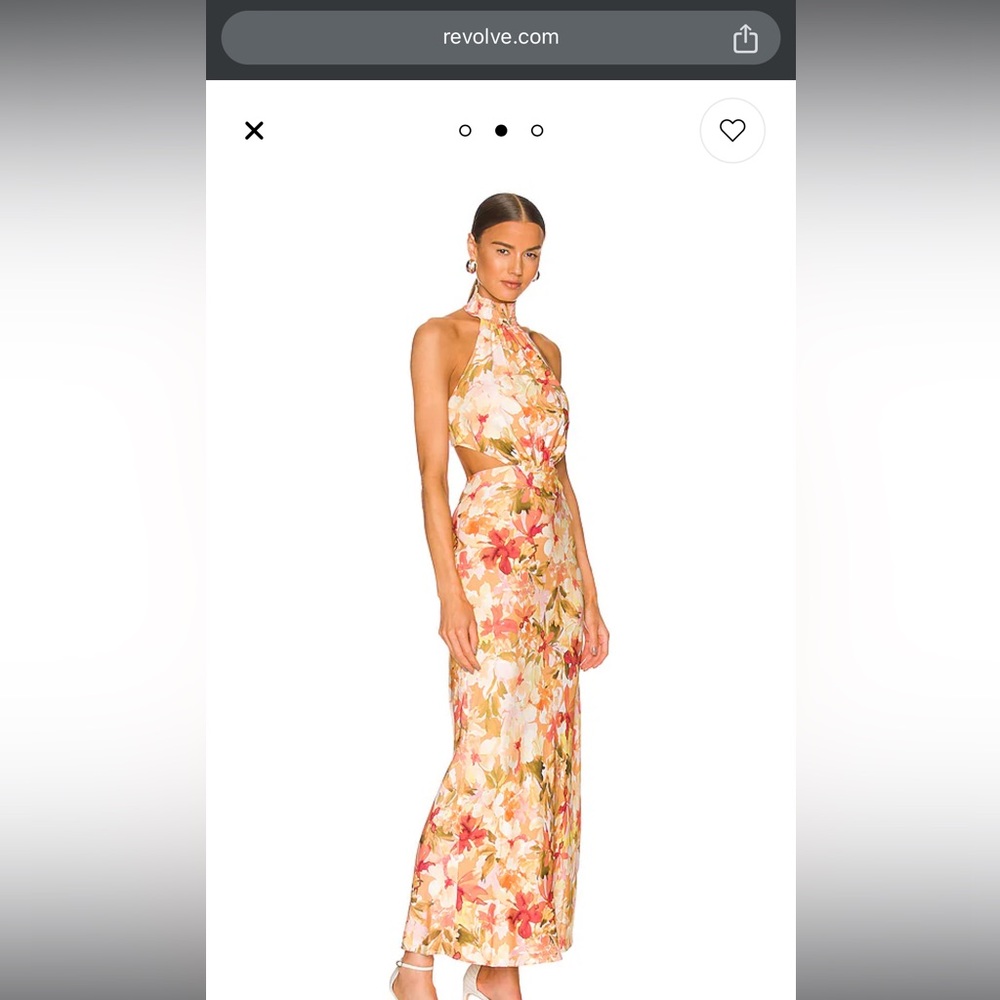 Significant Other Lapis Dress in Watercolor Floral